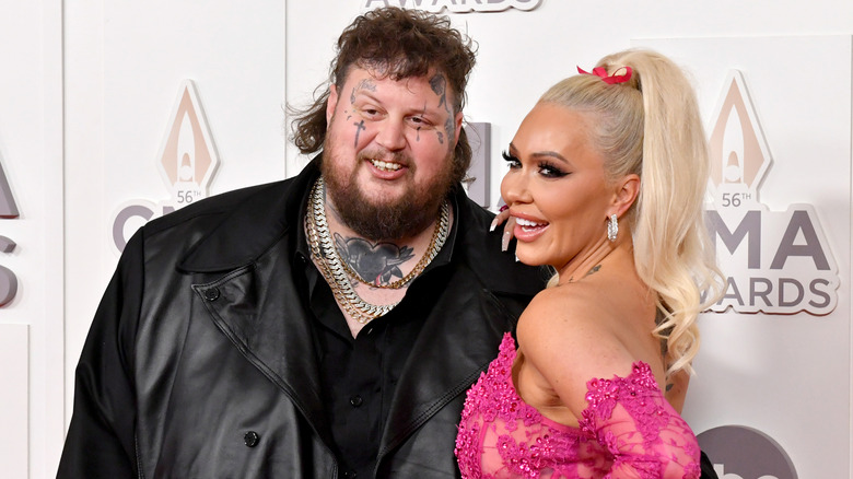 Jelly Roll and Bunnie XO at the CMA Awards