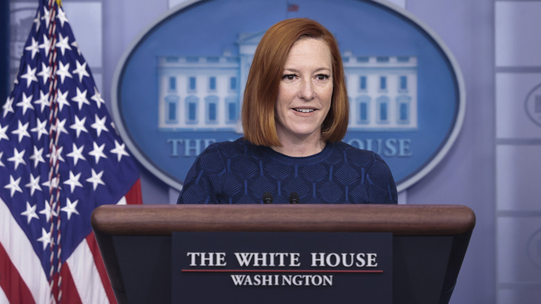 Jen Psaki speaking