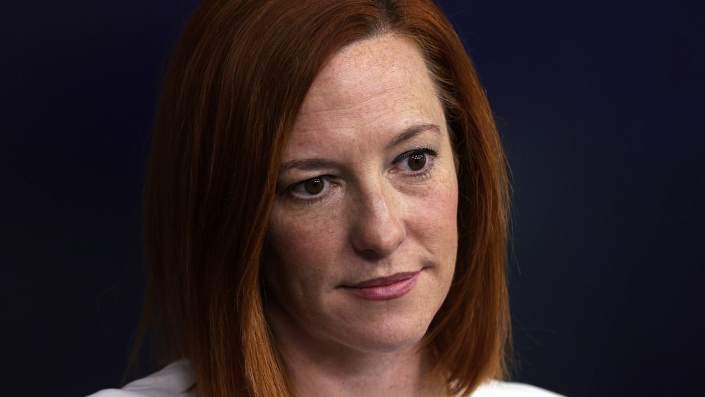 Jen Psaki posing