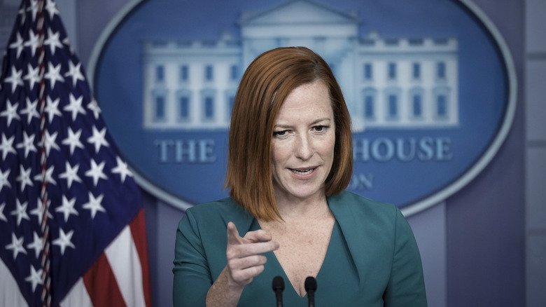 Jen Psaki speaking