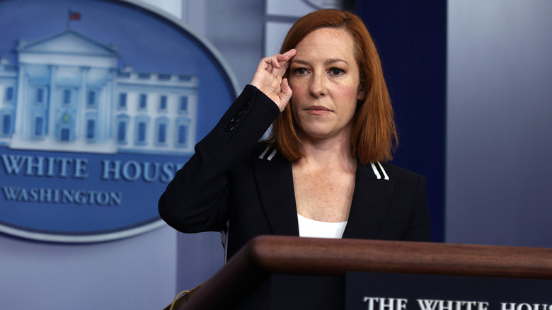 File: Jen Psaki at a press conference