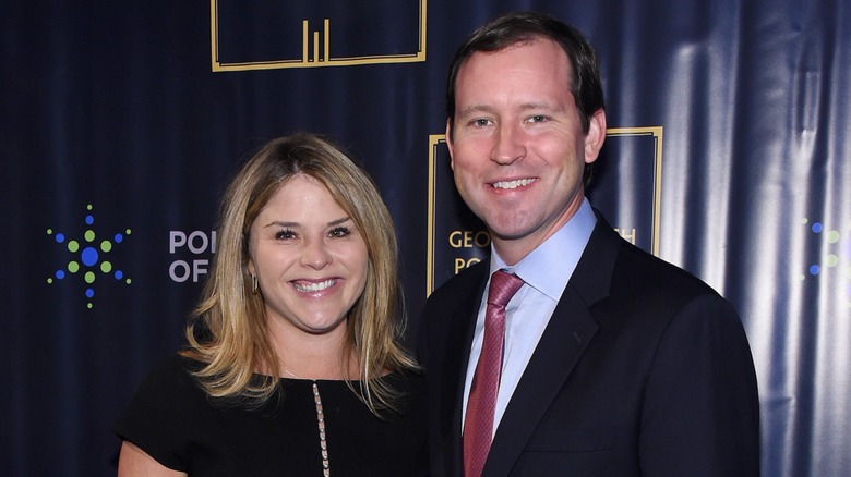 Jenna Bush Hager and Henry Hager smiling