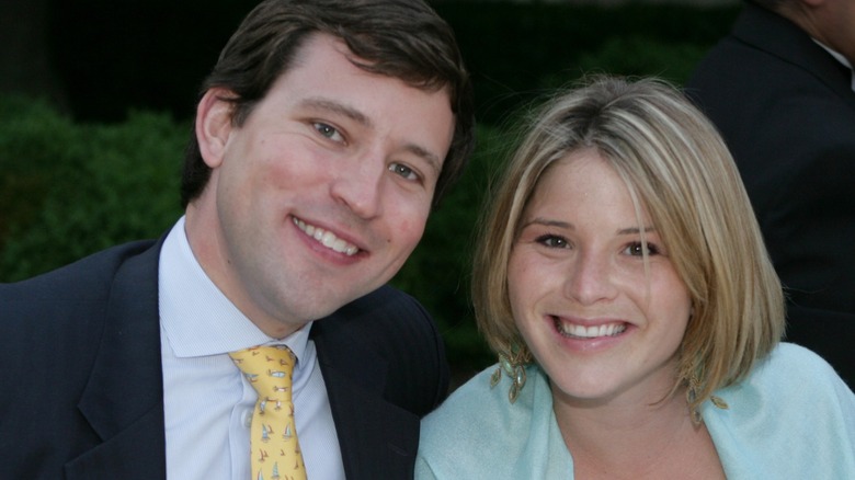 Henry Hager and Jenna Bush Hager in 2006