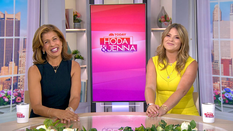 Hoda Kotb and Jenna Bush Hager on the today show