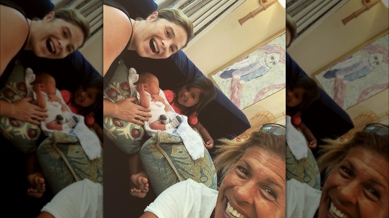 Jenna Bush Hager & Hoda Kotb with babies