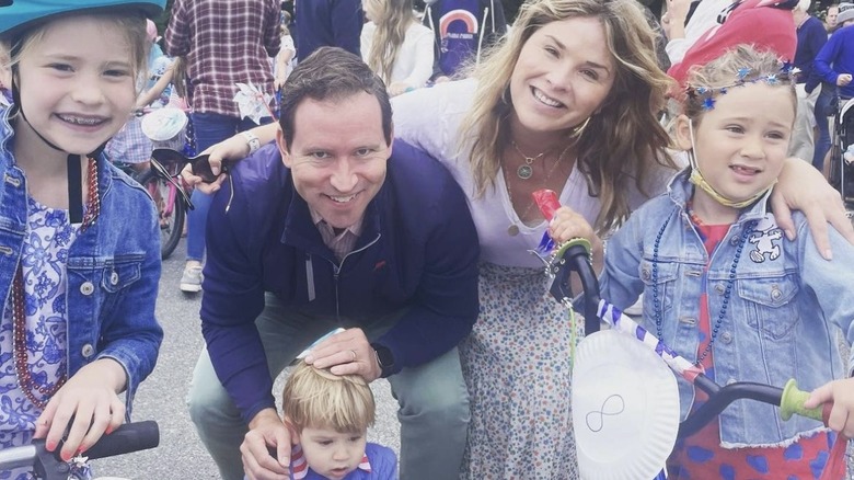 Jenna Bush Hager with her family