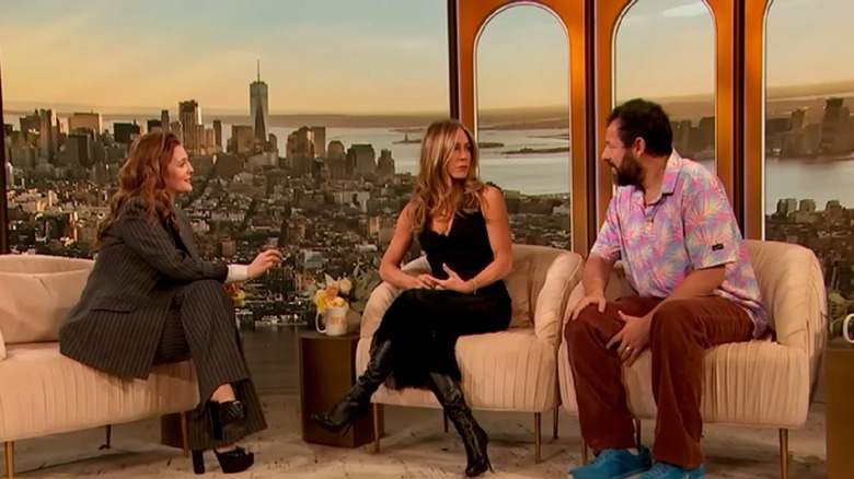 Barrymore, Aniston, and Sandler on "The Drew Barrymore Show"