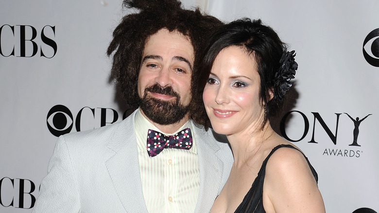 Adam Duritz and Mary-Louise Parker smiling