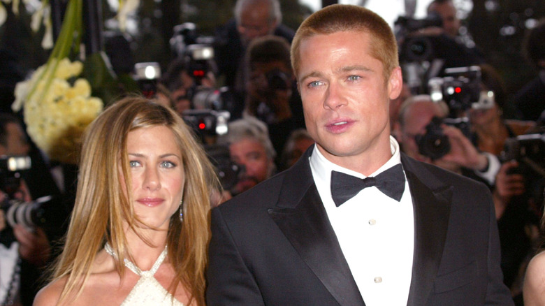 Jennifer Aniston and Brad Pitt at the 2004 Cannes Film Festival