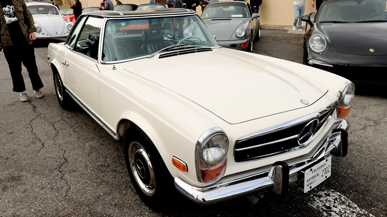 A classic 280 SL Mercedes