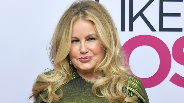 Jennifer Coolidge poses on the red carpet