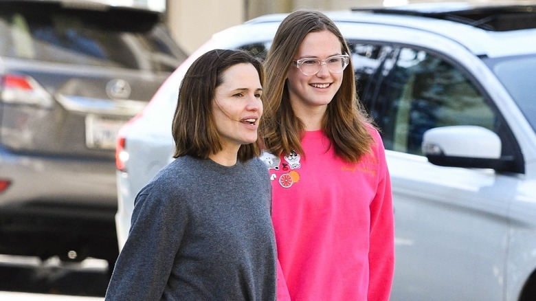 Jennifer Garner and Violet Affleck