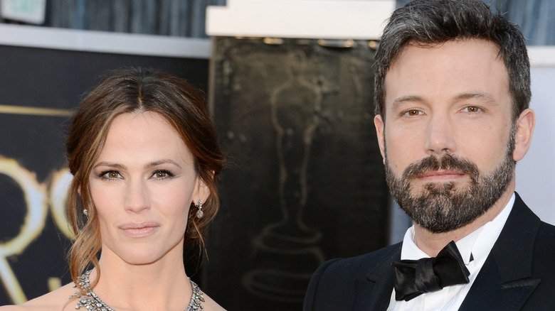 Jennifer Garner and Ben Affleck at an event. 