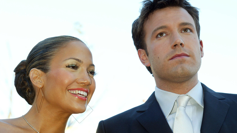 Jennifer Lopez and Ben Affleck on the red carpet 