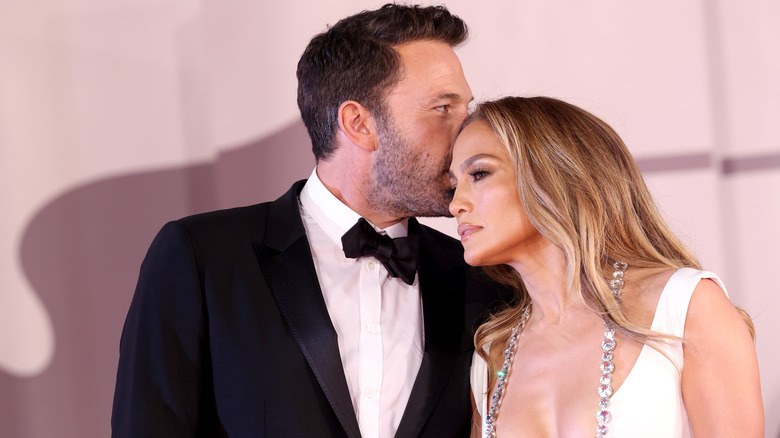 Jennifer Lopez and Ben Affleck at red carpet event