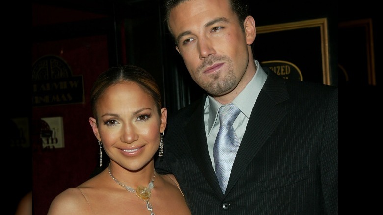 Jennifer Lopez and Ben Affleck in 2002