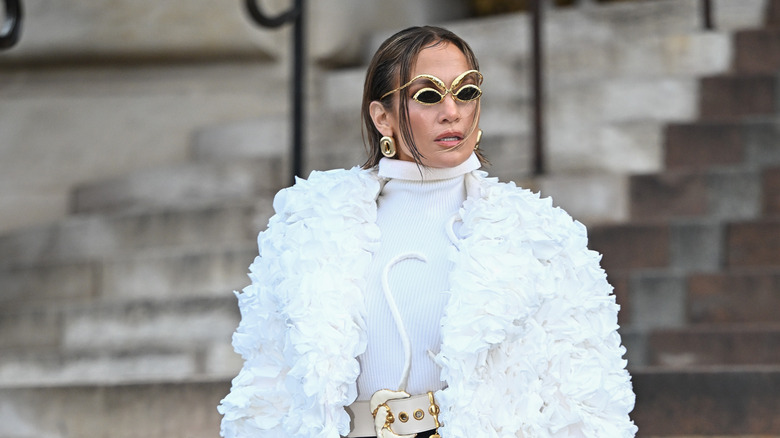 Jennifer Lopez at a fashion show