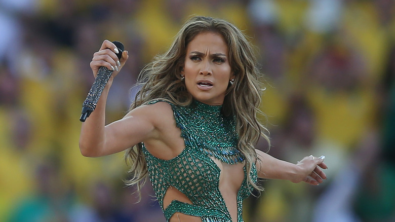 Jennifer Lopez performing