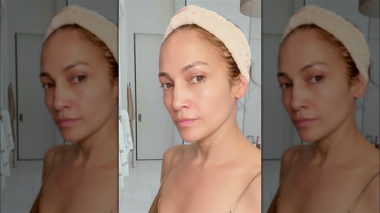 Jennifer Lopez without makeup