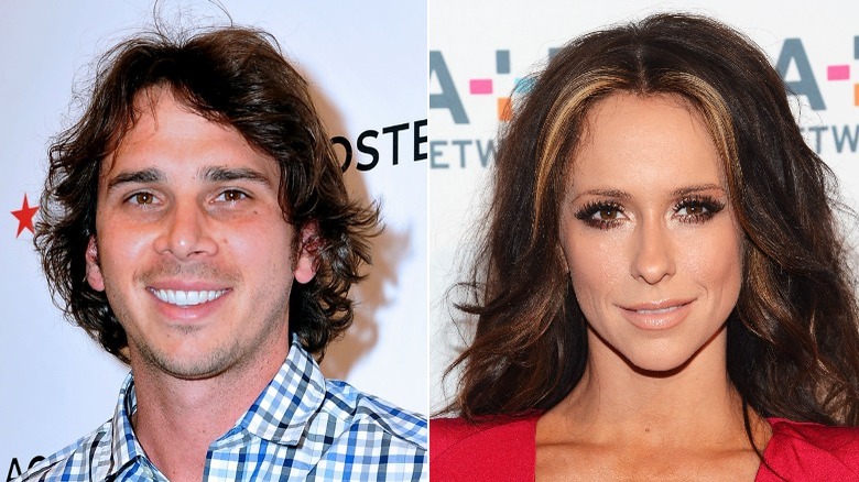 Split image of Ben Flajnik and Jennifer Love Hewitt in 2011-2012