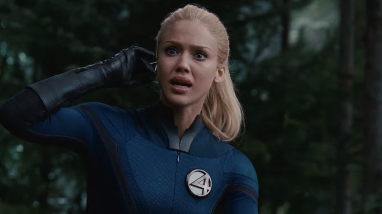 Jessica Alba as the Invisible Woman in Fantastic Four