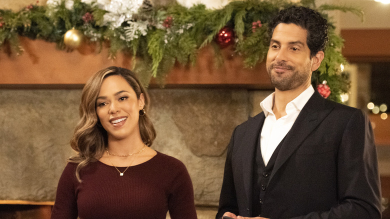 Adam Rodriguez, Jessica Camacho by tree