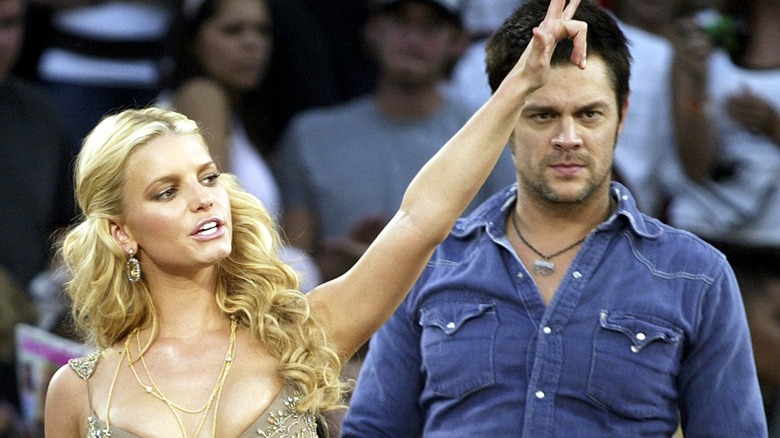 Jessica Simpson and Johnny Knoxville together