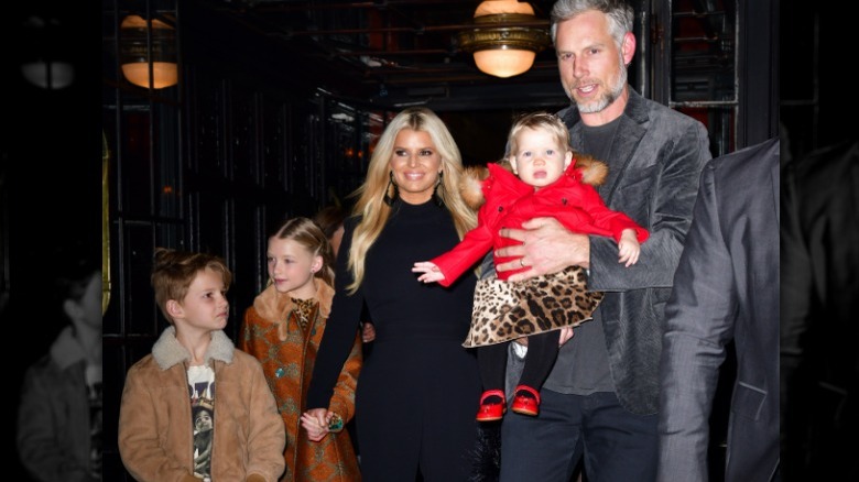 Jessica Simpson and her family