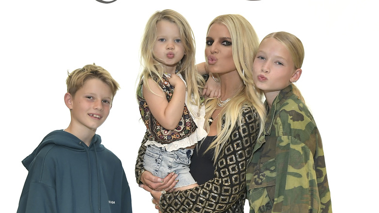 Jessica Simpson and her children