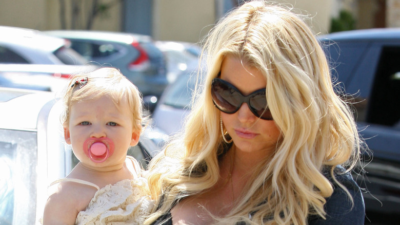 Jessica Simpson and daughter Maxwell