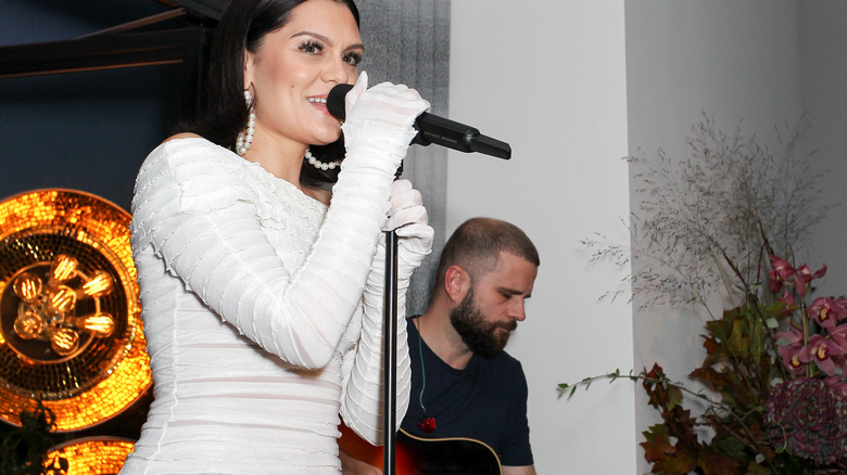 Jessie J performing around the time of her loss