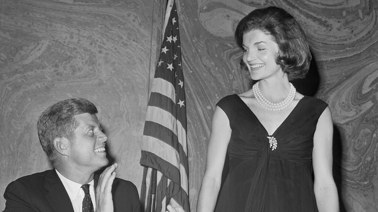 The couple at a fundraiser dinner