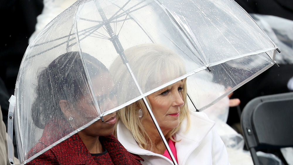 Michelle Obama and Jill Biden during Trump Inauguration