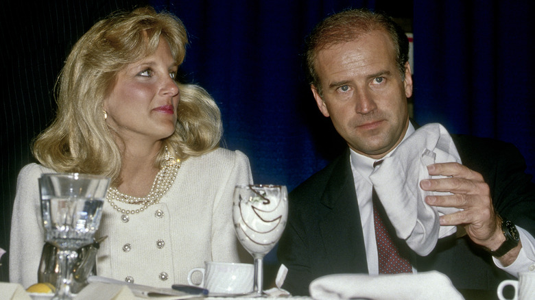 Jill and Joe Biden at dinner event