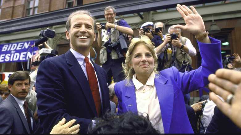 Joe and Jill Biden young