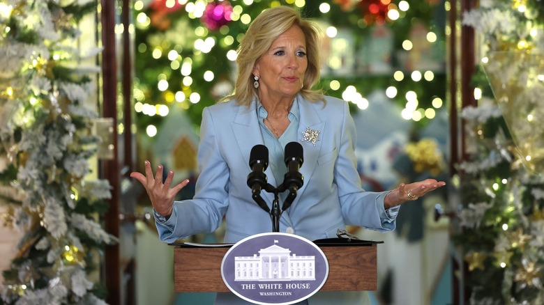 First Lady Dr. Jill Biden speaking