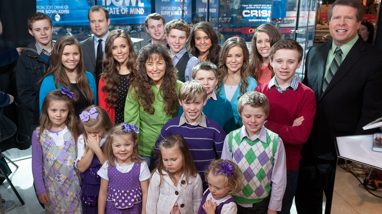 Duggar family on Extra show