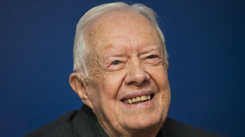 Jimmy Carter posing