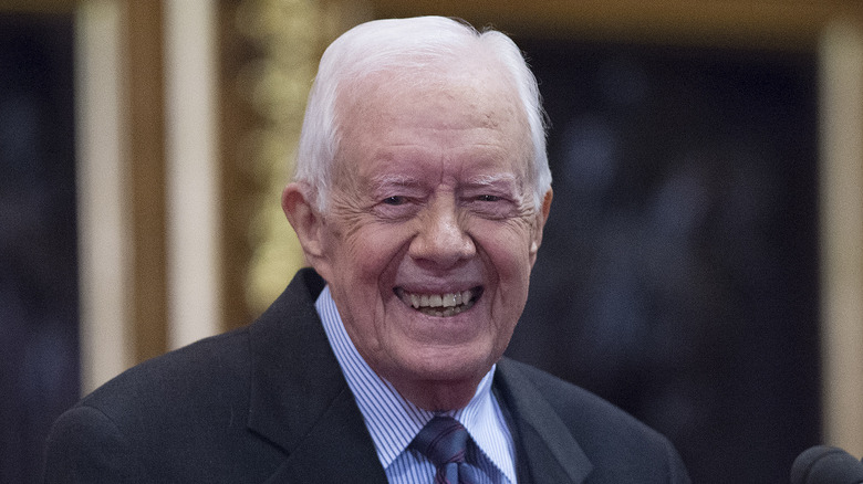 Jimmy Carter smiling