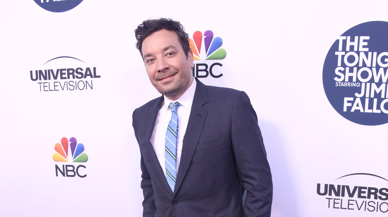 Jimmy Fallon smiling at an event in New York, 2017