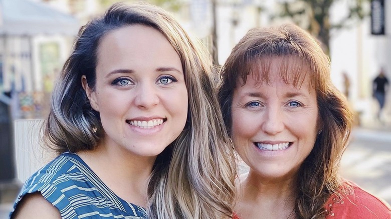 Jinger Duggar Vuolo and Michelle Duggar smiling 