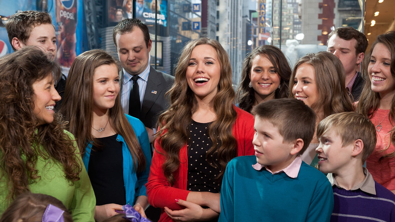 Duggar family smiling 