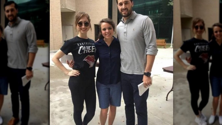 Jinger Duggar denim shorts