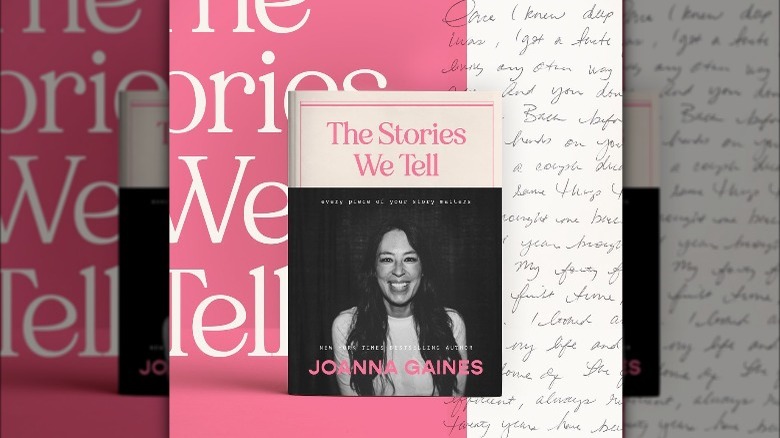 A photo of Joanna Gaines's new memoir "The Stories We Tell"