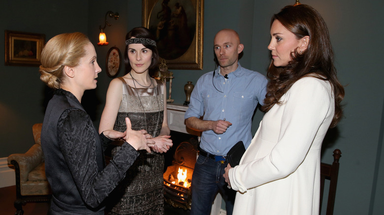 Joanne Froggatt, Michelle Dockery, and Kate Middleton