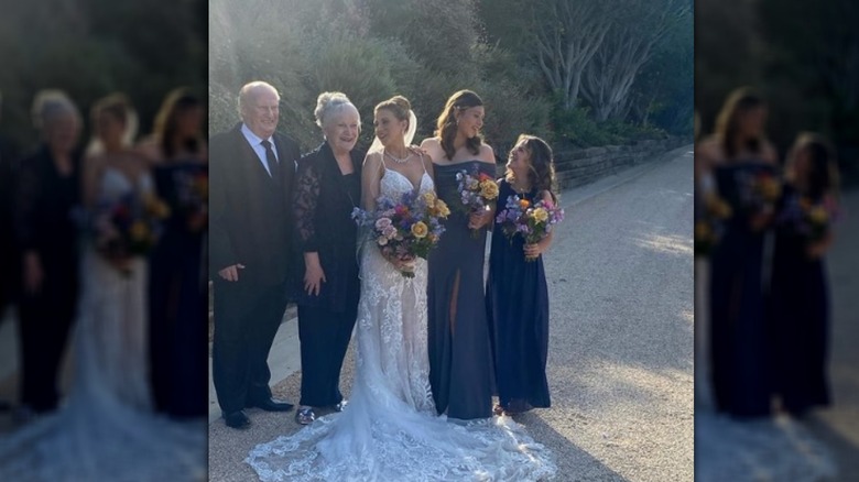 Jodie Sweetin and daughters on wedding day