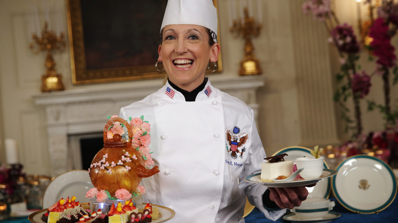 White House executive pastry chef Susan Morrison