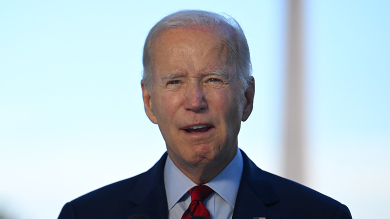 Joe Biden speaking at event