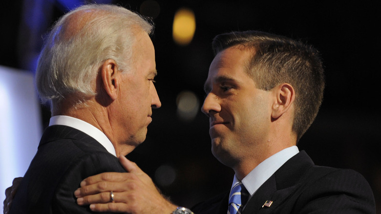 President Joe Biden with his son Beau