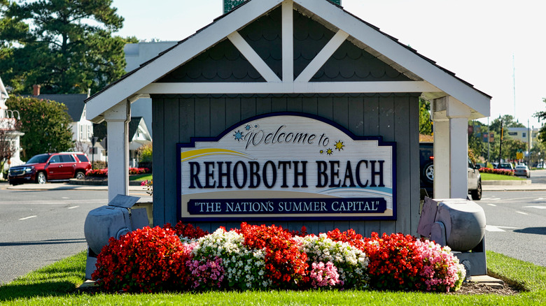 welcome sign in Joe Biden's DE town